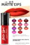 Matte Effect Liquid Lipstick Glossy Reflective Lipstick - 08 Perfect Red Red - 3