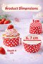 50 Pieces Muffin Cupcake Paper, Colorful Polka Dot Paper Muffin Cake Mold