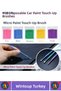 Fine Tip Soft Bristle Paint Scratch Covering Cleaning Mini Disposable Flexible Car Touch-Up Brush 100Pcs - 4