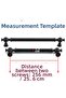 Furniture Drawer Kitchen Metal Cabinet Handle Cupboard Door Handle Handles Handle 256 mm Black - 2