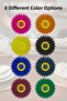 Sunflower Model Non-Slip Silicone Trivet – Pot, Pan, Teapot and Serving Mat 18.5 X 18.5 cm - 6