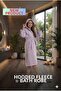 Hooded Young Waiter Unisex Velvet Cotton Bathrobe with Pockets