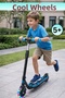 Coolwheels Led Lighted Neon Scooter Ages 5+ |   2-Wheel Children's Scooter with Foot Brake