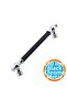 Furniture Kitchen Drawer Door Cupboard Cabinet Handle Handles Handle 160 mm Chrome Black Metal - 6