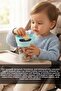 Anti-Spill Food Container Snack Cup - Children's Nutrition Container Mint - 4