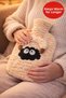 Plush Lamb Figured Hot Water Bag |   With Soft Cover, for Cold Days - 4
