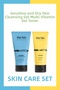 Sensitive and Dry Skin Cleansing Gel 150 ml and Nourishing Multi-Vitamin Gel Toner 100 ml