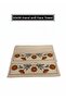 Set of 2 Punch Embroidered Hand and Face Towels - 100% Cotton 50X90 cm - Boho Embroidered Soft Texture - 3