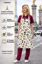 Kitchen Apron – Kindergarten Children's Themed, Water-Resistant, Colorful Apron with 2 Large Pockets