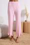 Pembe Volanlı Viskon Örme Pijama Takımı THMSS26PT00050 - 5