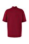 Limited Edition Claret Red Oversized Low Sleeve Short Sleeve Long Tok 100% Cotton Knitted T-Shirt Twoss26Ts00029 - 5