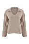 Wardrobe Essentials Vizon Geniş Kalıp Bluz Görünümlü Triko Kazak TWOSS26KZ00001 - 5