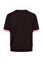 Wardrobe Essentials Kahverengi Premium İplik Renk Bloklu Bisiklet Yaka Triko Bluz TWOSS26BZ00133 - 6