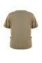 Açık Haki Yanda Fiyonk Bağlama Detaylı Relaxed Fit Büyük Beden T-shirt TBBSS25BF00025 - 5