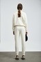 122030019 Angelına Women's Knitted Sweatshirt White - 7