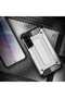 متوافق مع هاتف Galaxy S21 FE - حافظة مزدوجة الطبقات واقية من الصدمات - باللون الأزرق - 7