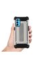 Oppo Reno 5 5g Compatible Case Double Layer Protective Crash Military Tank Case - Red - 7