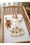 Newborn Baby Teddy Bear Detailed Soft Swaddle Sleeping Bag 0-6 Months - with Bib Gift - 3