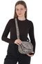 Genuine Leather Crossbody Casual Women's Shoulder Bag - Snake Leather Printed Women's Bag