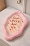 Pink Striped Decorative Manifest Jewelry Plate, Valentine's Day Gift, House Key Holder - 4