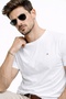 SLIM FIT slim fit woven cotton men's t-shirt black mw0mw27539 - 2