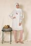 Embroidered Sleeves Bol Cut Tunic 4274 - 2