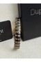 Dm-Csb-001-Bg10 Ceramic Black Gold Color 20 cm Men's Bracelet - 4