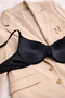 2-Pack Unpadded Ribbed Knit Wire Striped Bra – Adjustable Straps, Natural Shape, Everyday Comfort - 7