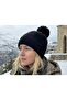 Plush Detailed Winter Pompom Women's Beanie - 3