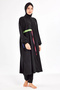 Black Women's Elzada Long Sleeve Hijab Swimsuit - 5
