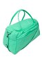 Green Crinkle Fabric Shoe Compartment 0818 Waterproof Sports and Travel Bag with Front Pocket and Shoulder Strap - 7