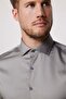 Slim Fit Long Sleeve Cotton Satin Premium Series Men's Gray Shirt - 3
