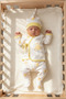 Unisex Baby Hospital Release Sun Patterned Side Tie 100% Cotton 5-Piece Newborn Set 0-3 Months