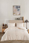 Alva Duvet Cover Set Double 4 Piece (200X220 cm) Cream
