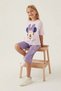 Girl's capri set - rose - 3