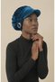 Velvet Hat with Buckle Detail, Petrol Ready Turban Hijab, Medical Use Suitable - 6