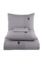 Alva Duvet Cover Set Double 4 Piece (200X220 cm) Gray - 5