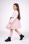 Polka Dot Girl's Long Sleeve Tulle Dress for Birthday and Special Occasions - 2