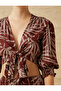 Crop Wrap Blouse Short Sleeve - 5