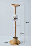 Soho Bamboo Pedestal Toilet Brush and Paper Holder Set - 2