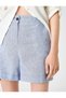 Linen Shorts with Pockets - 5