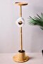 Soho Bamboo Pedestal Toilet Brush and Paper Holder Set - 5