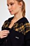 Hooded Buttoned Oversize Carpenter Cardigan (E22-61500) - 5