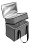 40 Lt Thermos Cooler Camping Bag - Heat Insulated Hot and Cold Retaining Thermal Ice Box with Straps Gray - 5