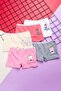 Girl's 5 Pack Mixed Color Cotton Boxers 33885
