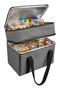 40 Lt Thermos Cooler Camping Bag - Heat Insulated Hot and Cold Retaining Thermal Ice Box with Straps Gray - 7