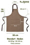 Kitchen Apron Set of 2, Stain Resistant, Water Repellent Fabric, Colorfast Print, Sun Nature Bird Pattern, Double Apron - 5