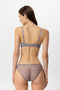 Women's Royal Gray 4031 Milan Underwire Supported Lace Bra Suit - 4