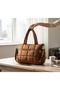 Women's Bag - Rettangolo Speciale - Waterproof Puff Fabric - Chestnut - 6