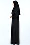 Women's practical prayer dress with black hijab - 6